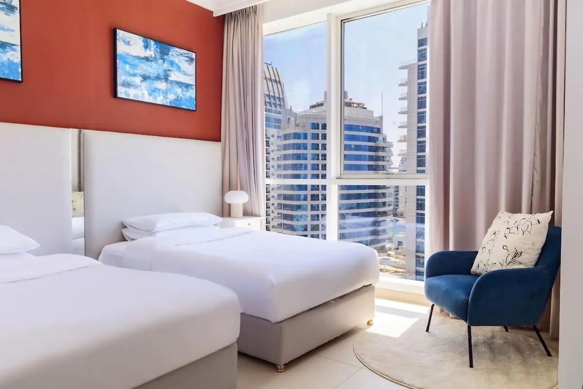 Luxury Stay Private Beach Access 두바이 0*,